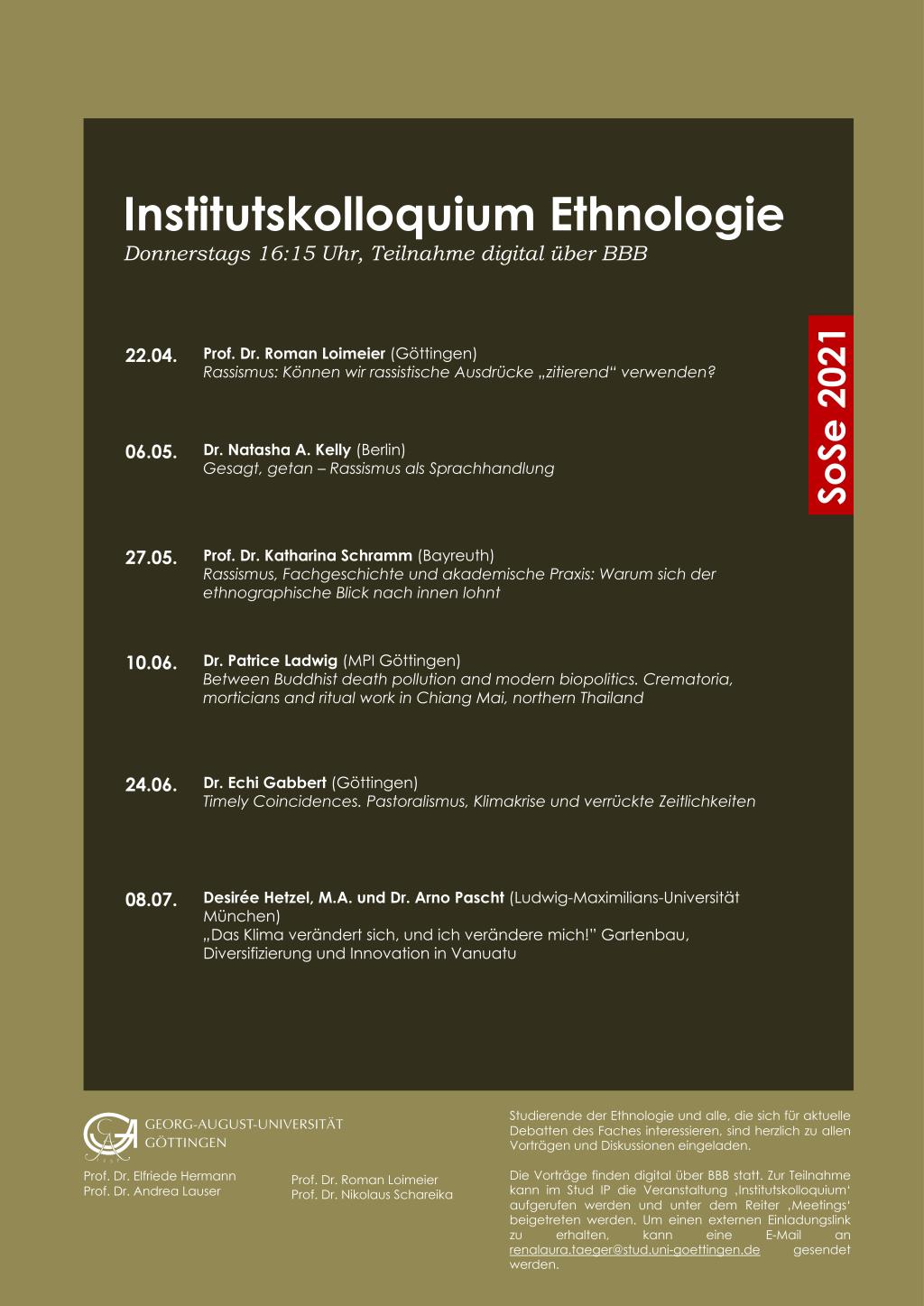 „Rassismus, Fachgeschichte und akademische Praxis: Warum sich der ethnographische Blick nach innen&nbsp;lohnt“