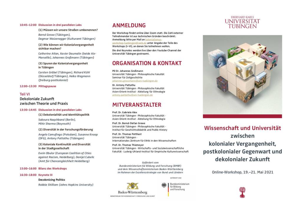 Wissenschaft und Universität zwischen kolonialer Vergangenheit, postkolonialer Gegenwart und dekolonialer&nbsp;Zukunft